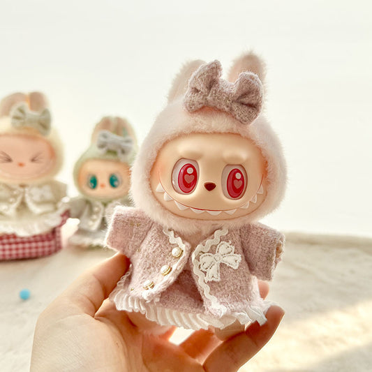 Labubu Doll Clothes Set - Classic Skirt Outfit for 1st & 2nd Gen Labubu