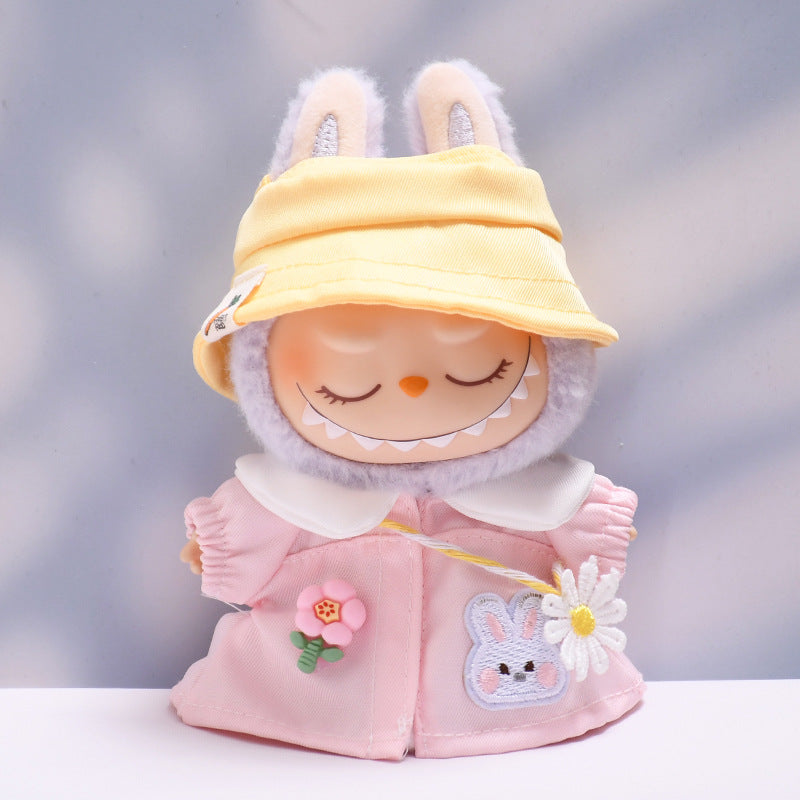 Only baby clothes] one, two and three generations of pendant labubu clothes spring overalls skirt cloth baby clothes