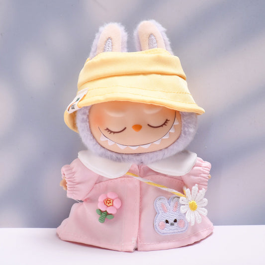 Only baby clothes] one, two and three generations of pendant labubu clothes spring overalls skirt cloth baby clothes