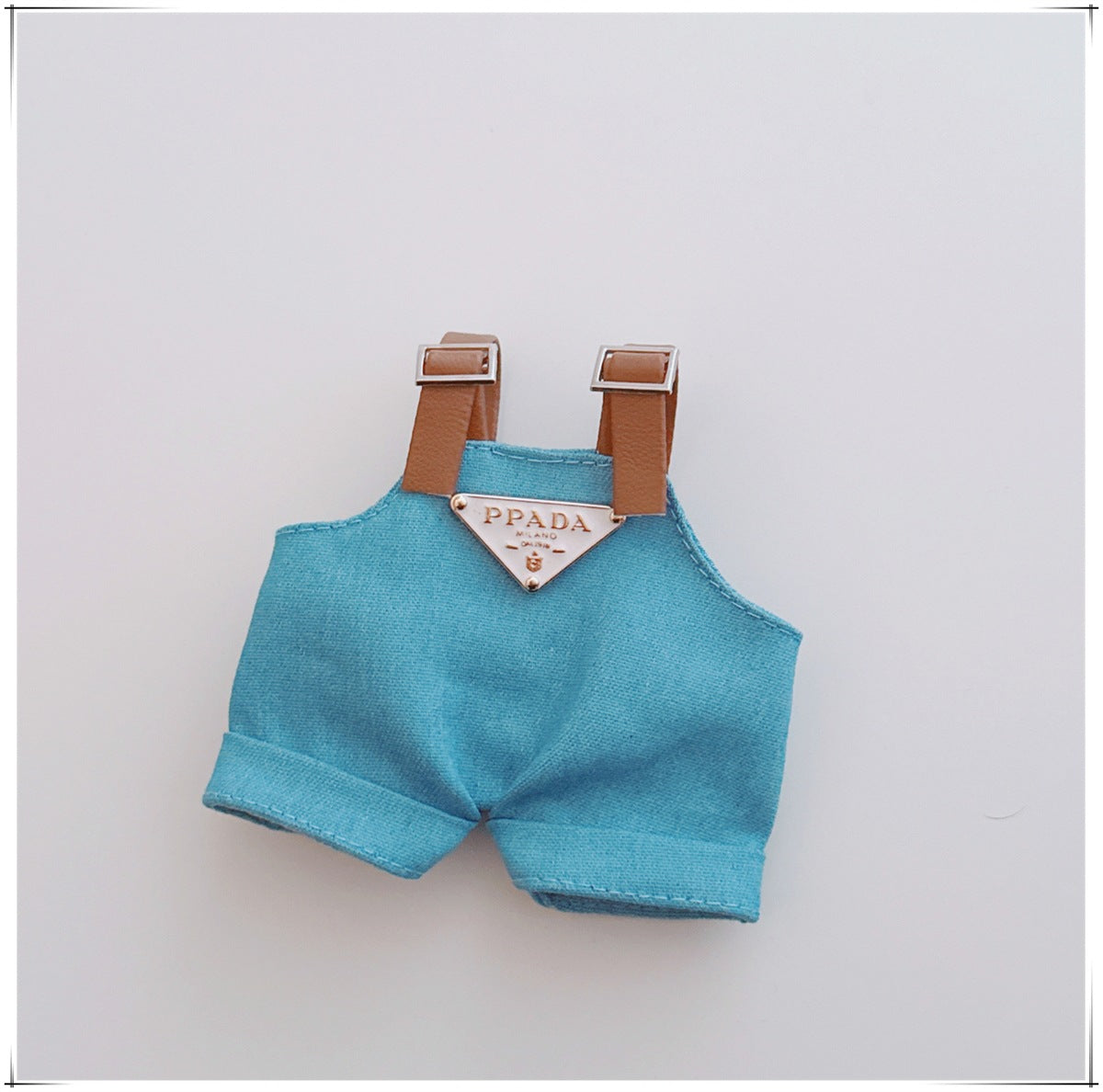 Only clothes] labubu baby coat vinyl blind box pendant generation two generation series for small skirt