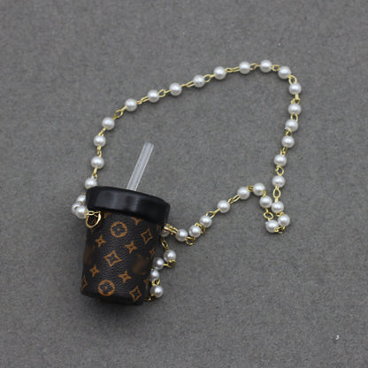 Labubu Mini Chanel Bag Pendant for Dolls - Stylish Accessory