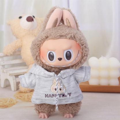 Wholesale cheap 17cm labubu labubu one, two and three generations sit and party with replacement doll vinyl