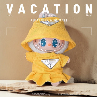 Labubu Doll Outfit Set - 17cm Cute Clothes with Hat & Accessories