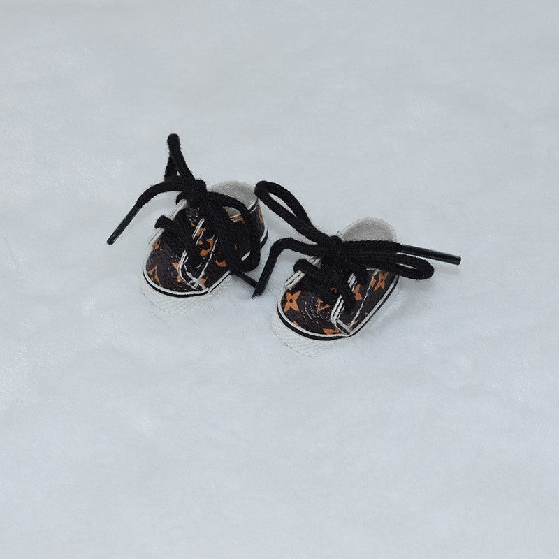 Labubu Baby Shoes Collection 17CM Keychain Blind Hirabu Cloth Changing Shoes Doll Toy Shoes