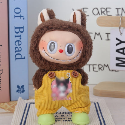 Labubu New Baby Clothes, New Bubble Mart Doll, New Labubu Pendant, New Overalls Wholesale