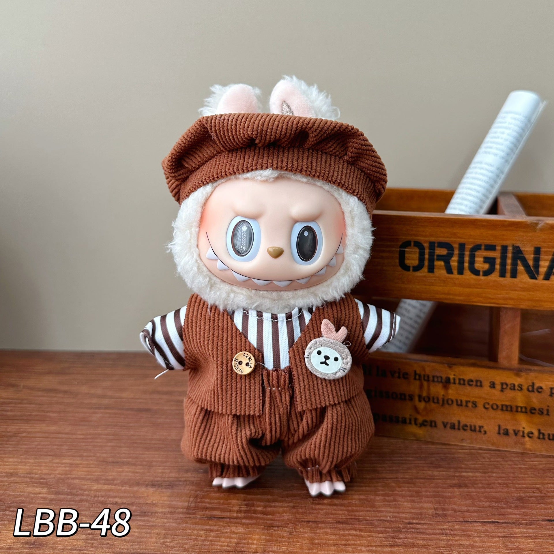 Wholesale Labubu Clothes Labubu Baby Clothes 17cm Doll Pendant First and Second Generation Doll Clothes Set Toys