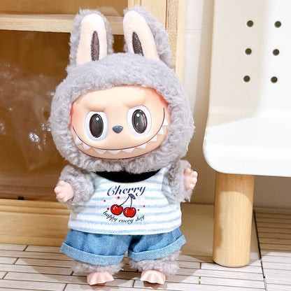 Labubu Doll Clothes Labubu Vinyl Doll 17cm Doll Dress-Up Bubble Mart Doll Dress-Up Doll Others