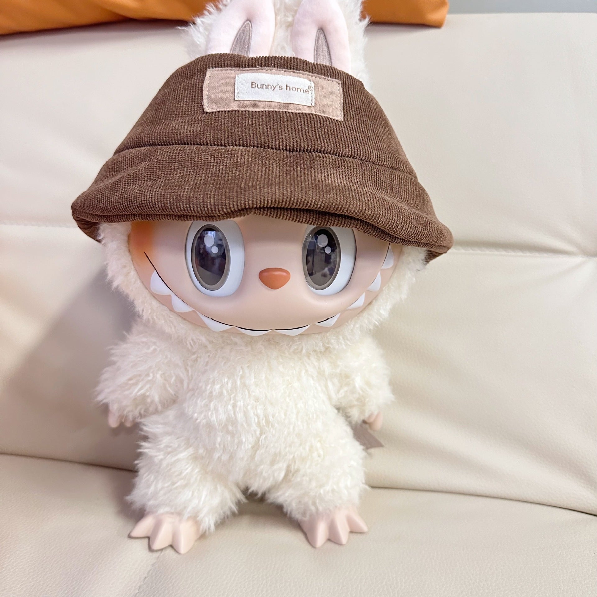 Only clothes] 38CM vinyl rag cloth clothes LABUBU doll for striped clothes twist buckle strap skirt suit