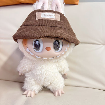 Only clothes] 38CM vinyl rag cloth clothes LABUBU doll for striped clothes twist buckle strap skirt suit