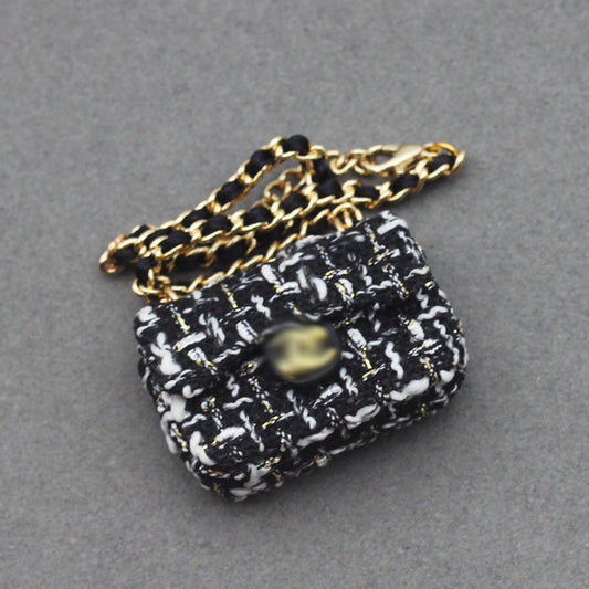 Labubu Mini Chanel Bag Pendant for Dolls - Stylish Accessory