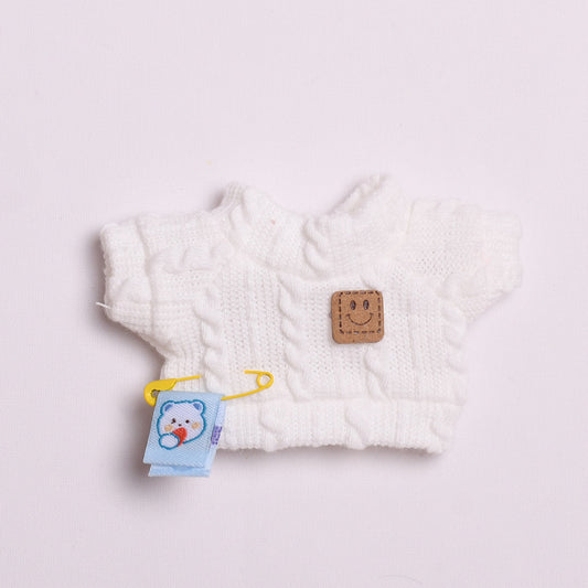 Labubu Doll Clothes - Twist T-Shirt & Shorts Outfit for 17cm Pendant Doll