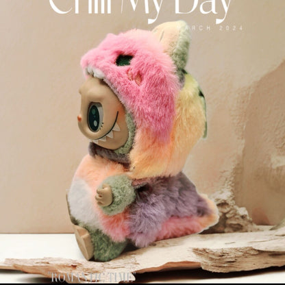 Labubu Doll Outfit - Dinosaur & Shark Vinyl Clothes for 17cm Labubu