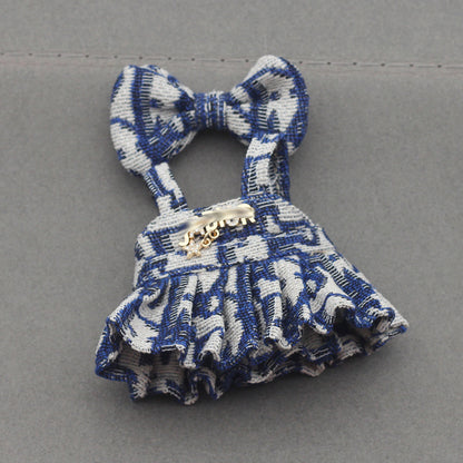 17CM One or Two Generation Blind Box Labubu Pendant Clothes Chanel Strap Skirt suit Brap Cloth Doll Clothes