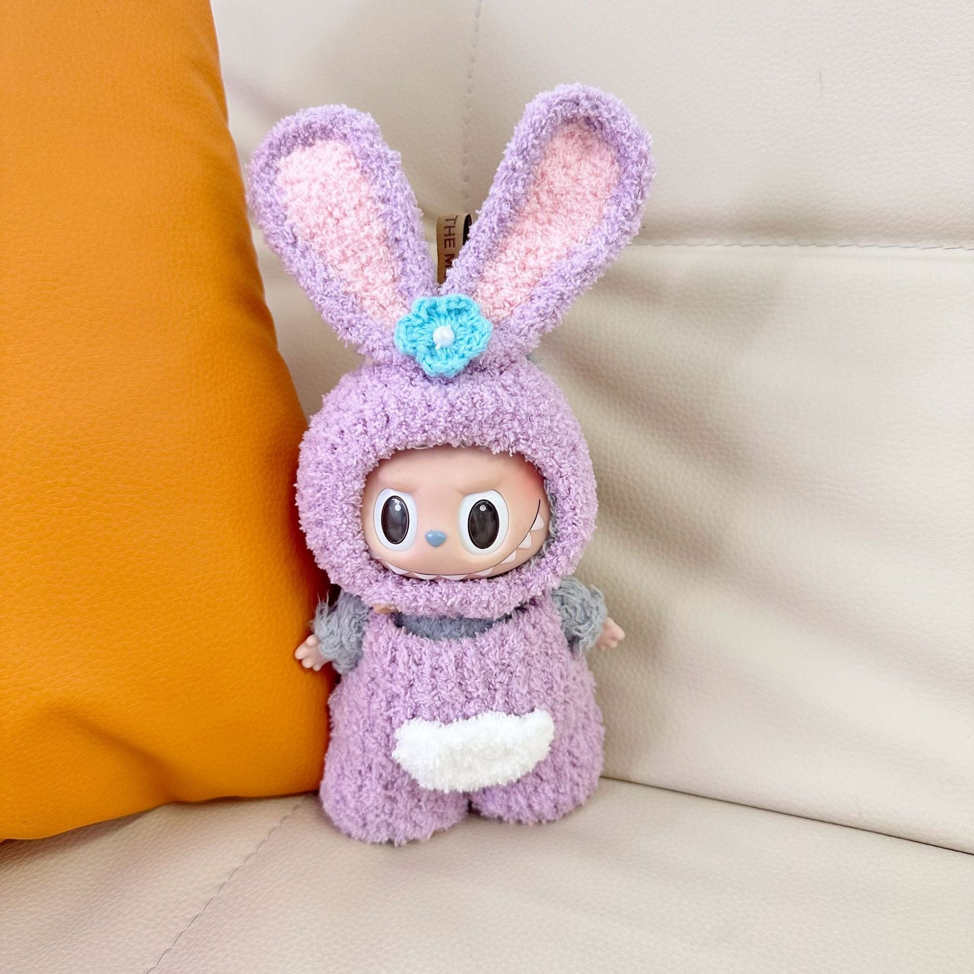 labubu17cm Doll Blind Box Macaron Labu Handmade Star Dalla Bubble Mart Doll Clothes in stock