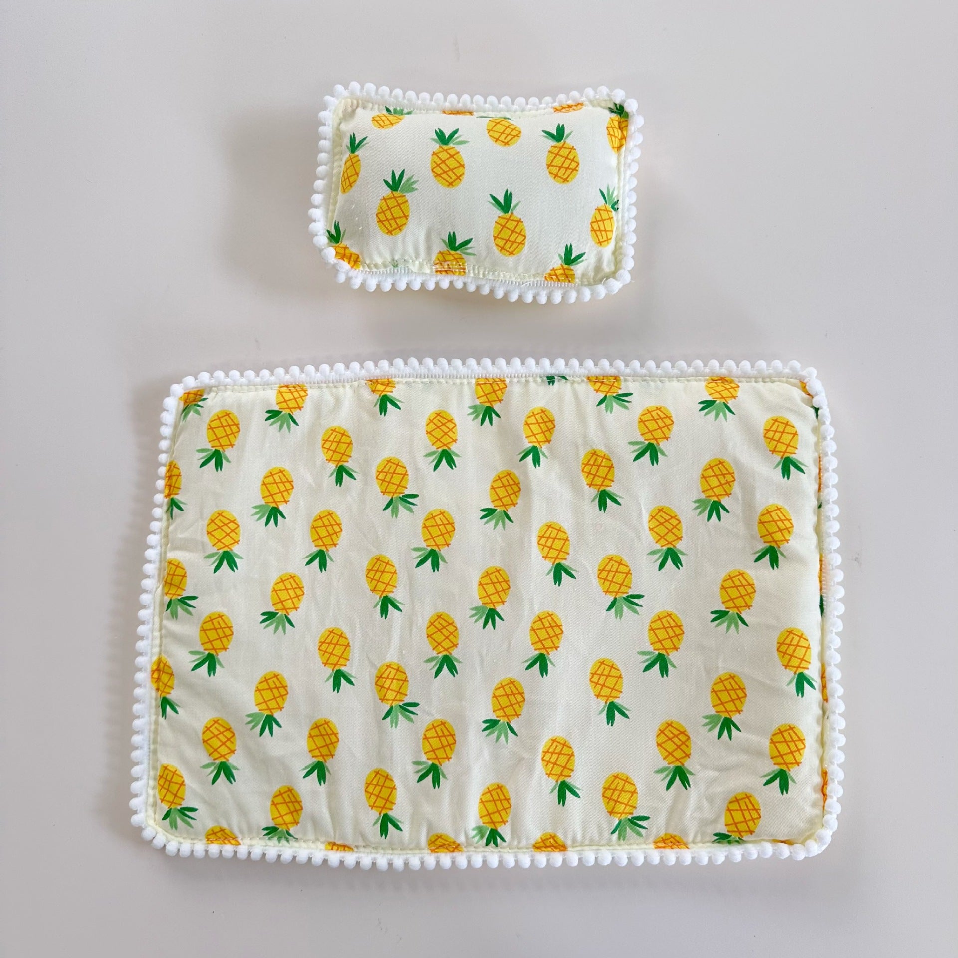 Bedding Only] One or Two Generation Blind Box Rab Sit Party Doll Doll Accessories LABUBU Bedding Pillow