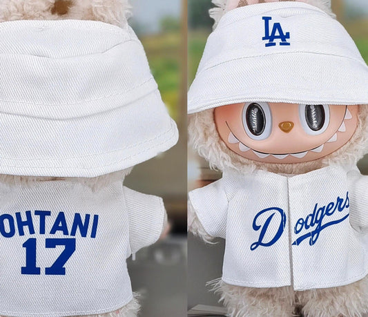 [Clothes Only] Bubble Mart Blind Box Pendant Generation II Rag Doll Sports suit Hat Top