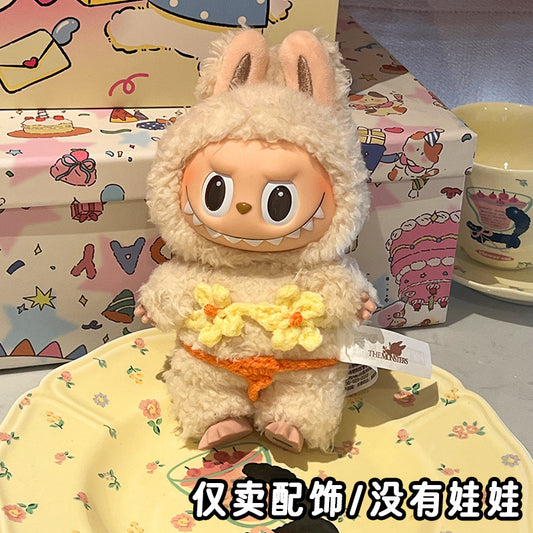 Labubu Baby Clothes Cute Skirt Bikini Hand-Knitted Cute Doll Clothes Doll Accessories