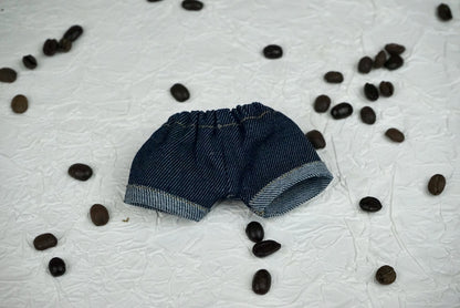 Labubu Doll Denim Outfit Set - 17cm Cowboy Suit & Hat