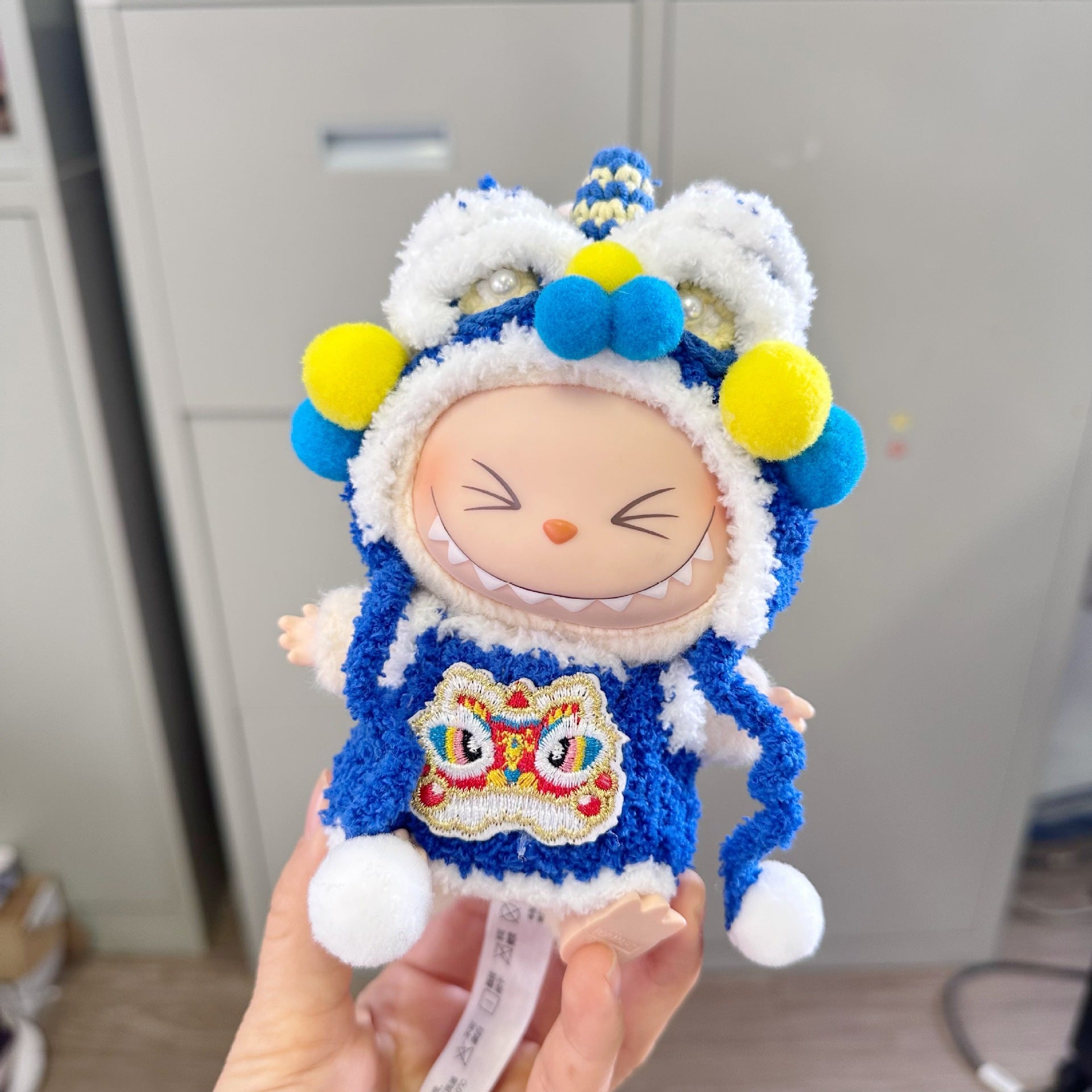 Only clothes] the first and second generation blind box pull cloth pass wear new year clothes LABUBU sit party new year Tang suit new