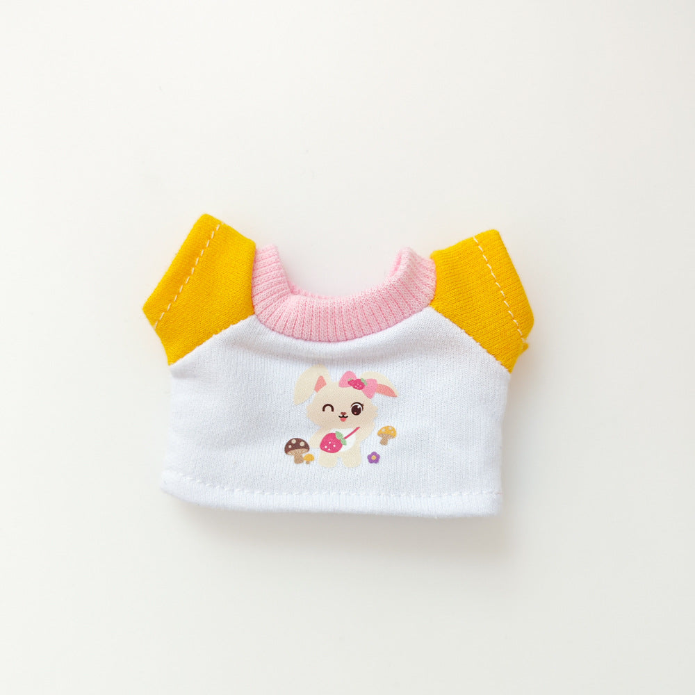 Labubu Doll Outfit Set - Cute T-Shirt, Pants & Hat for 1st, 2nd, 3rd Gen