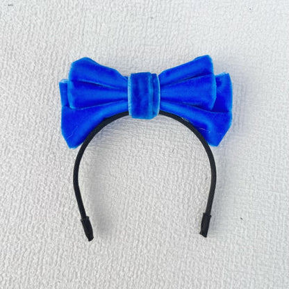 Labubu Sp Bow Headband Fugitive Princess Hair Accessories Elegant Bow Headband Sweet Velvet