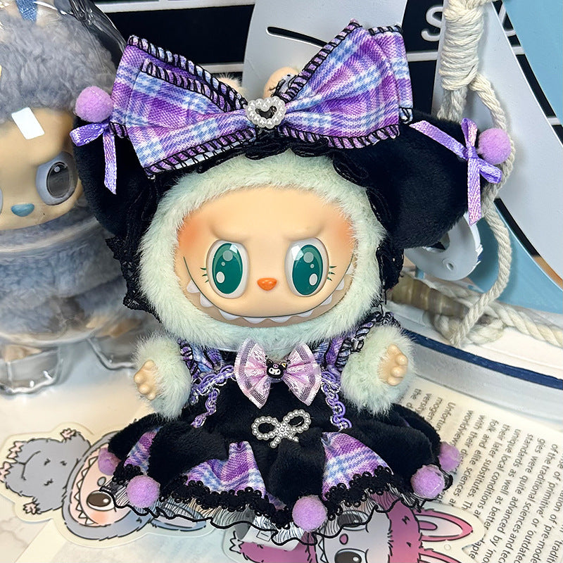 Labubu Doll Outfits Set for 17cm Vinyl Dolls - Trendy Styles