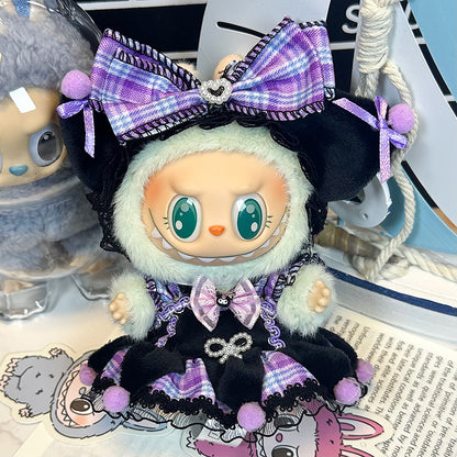 Labubu Doll Outfits Set for 17cm Vinyl Dolls - Trendy Styles