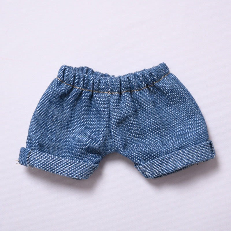 Only baby clothes] one or two generation pendant labubu clothes rainbow white T jeans suit suit labubu baby clothes