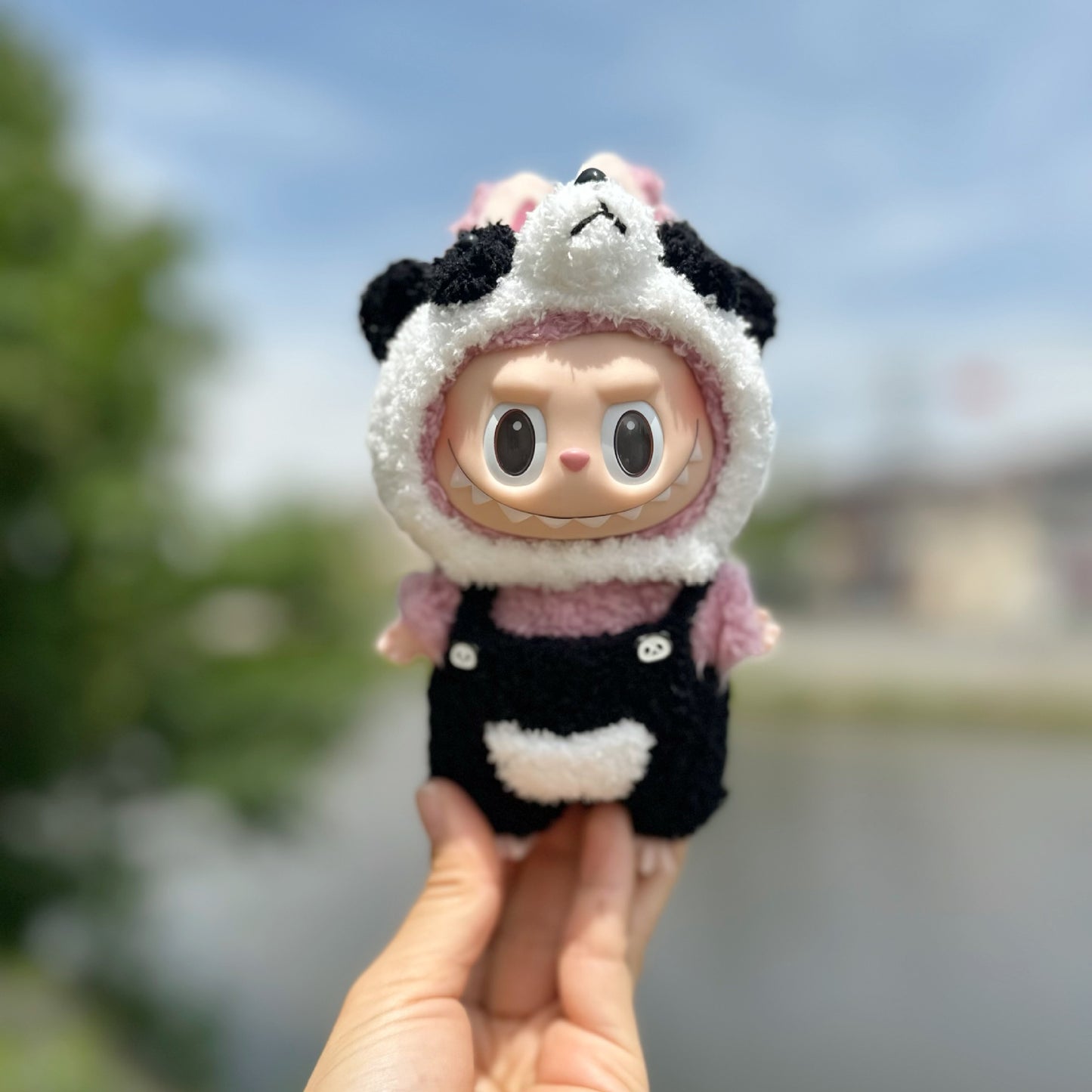 Only clothes] 17CM pendant cloth cloth clothes key chain LABUBU handmade astronaut suit space suit