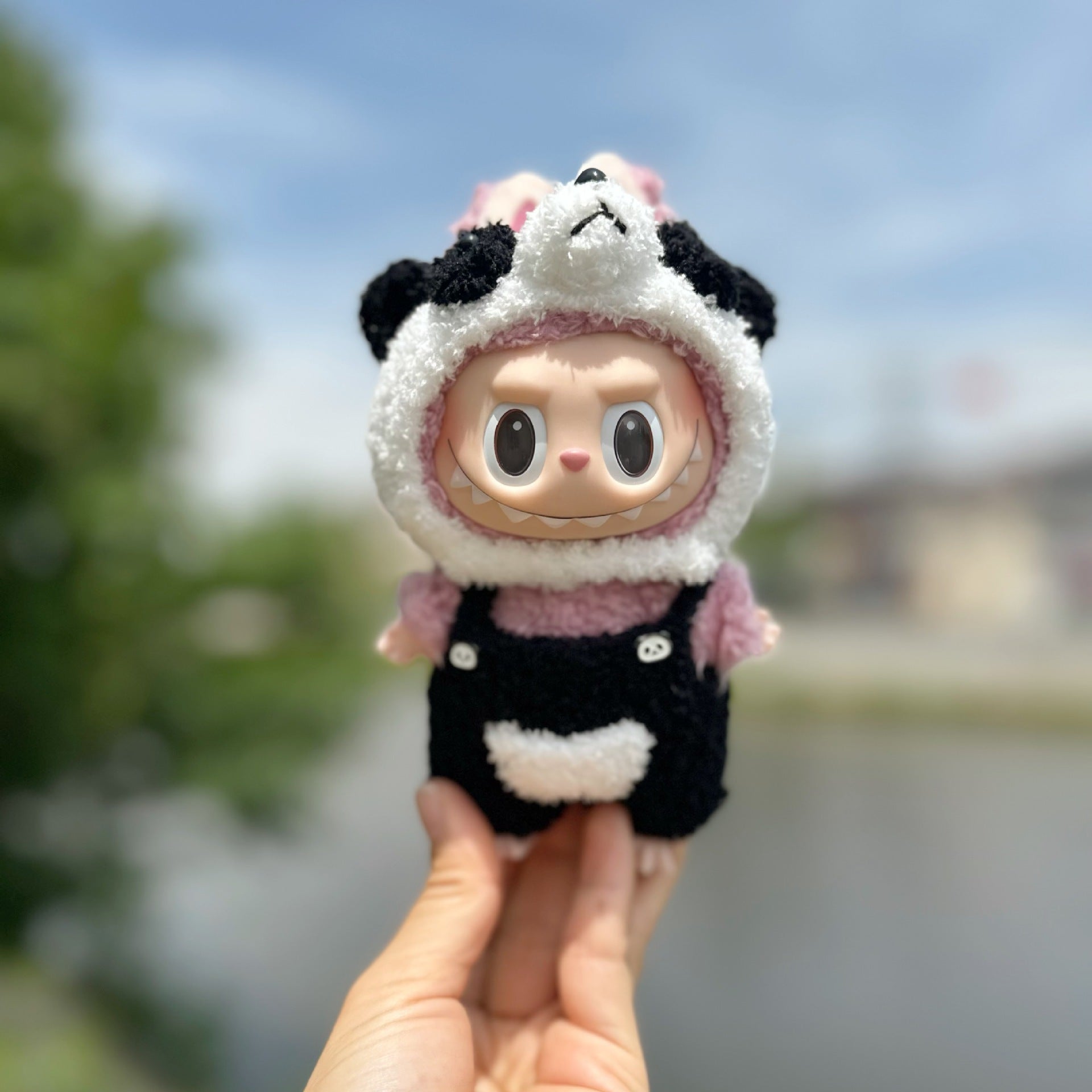 Only clothes] 17CM pendant cloth cloth clothes key chain LABUBU handmade astronaut suit space suit