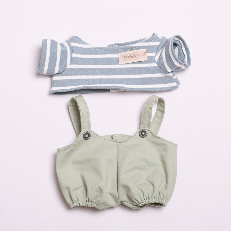 Only clothes] 38cm cloth doll clothes lovers small fresh casual baby clothes labubu replacement clothes