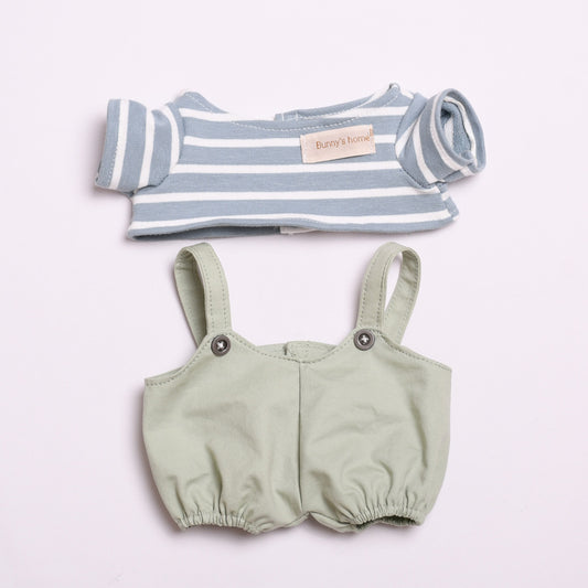 Only clothes] 38cm cloth doll clothes lovers small fresh casual baby clothes labubu replacement clothes