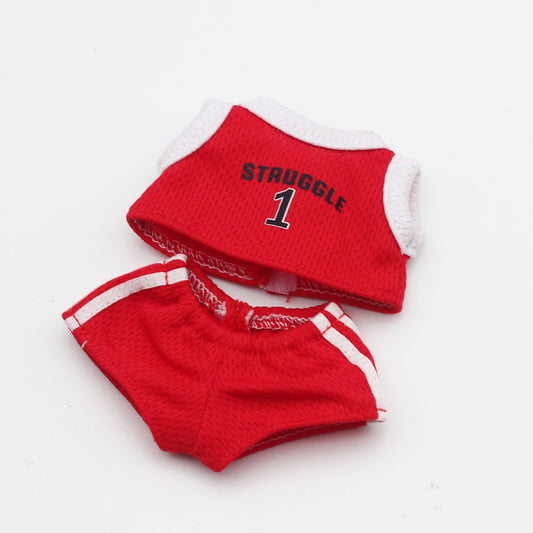 Labubu Doll Basketball Outfit Set - Vest & Pants in Multiple Colors