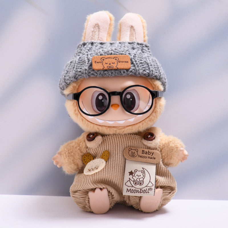 Only clothes] one or two generation pendant labubu moon bear suspenders sit labubu change baby clothes