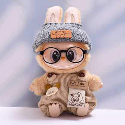 Only clothes] one or two generation pendant labubu moon bear suspenders sit labubu change baby clothes