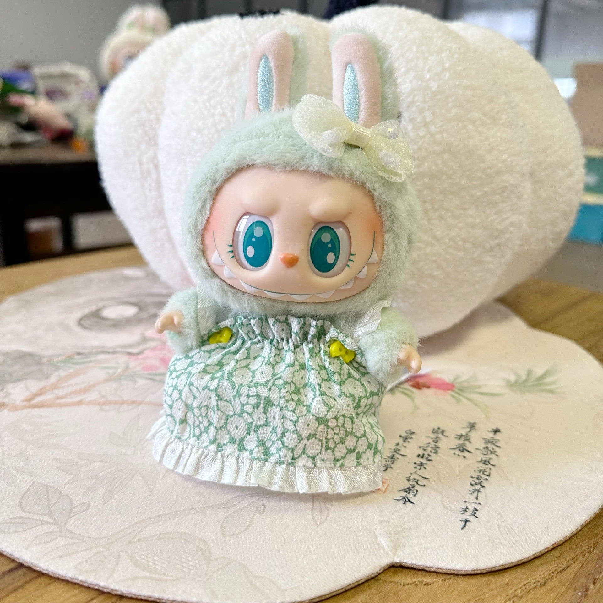 Only clothes] the first and second generation labubu doll clothes labubu sit party doll dress for sweet princess