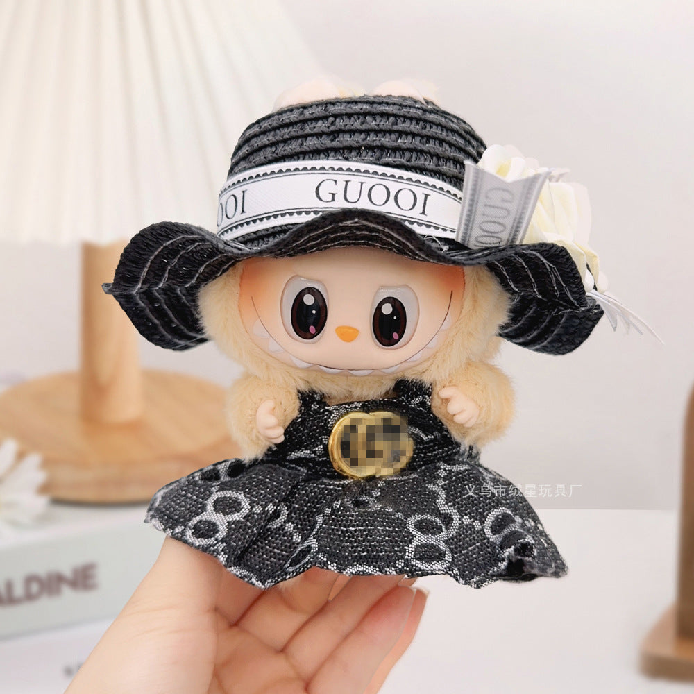 First, Second and Third Generation Labubu Baby Clothes Big Brand Suit Labubu Small Clothes Doll Elegant Princess Dress French Suit