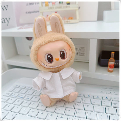 Labubu Doll Outfit - College Cool Shadow Uniform Set for 10cm & 17cm Dolls