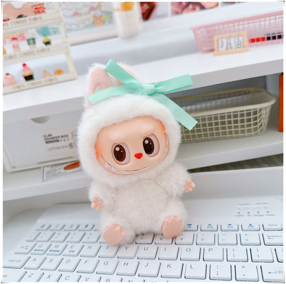 Labubu Doll Outfit - 17cm Cartoon Style Shoulder Bag for Labubu Vinyl Doll