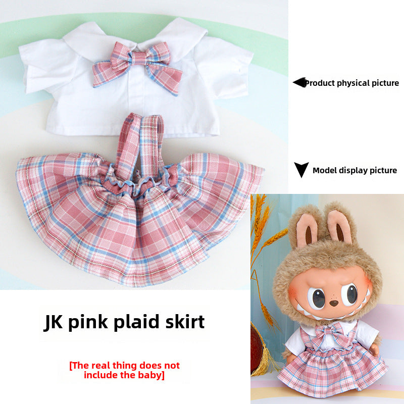 Labu cloth vinyl plush doll clothes replace Labubu Time to Chill doll clothes