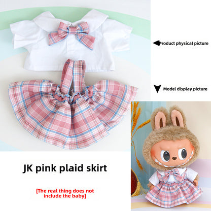 Labu cloth vinyl plush doll clothes replace Labubu Time to Chill doll clothes