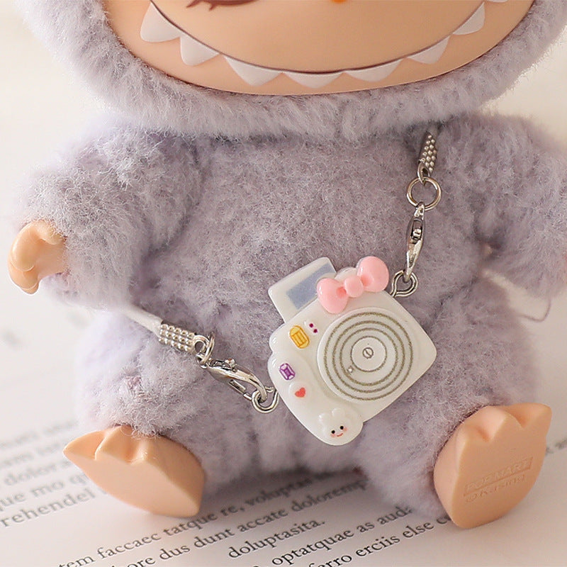 The second generation of cloth cloth clothes vinyl doll sitting party labubu replacement pants hat shoes