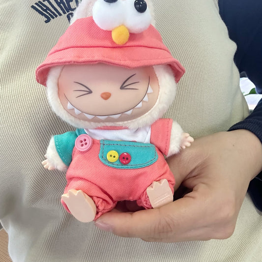 Only clothes] the first and second generation blind box labubu doll clothes LABUBU suit for sesame bird ABC jacket