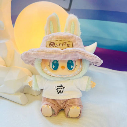 New Cameraman Labubu Pendant Baby Clothes Accessories suit Labubu Doll Keychain for Summer Baby Clothes
