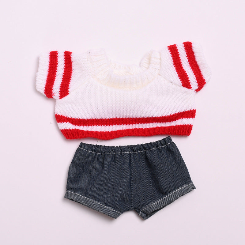 Only clothes] 38cm vinyl cloth cloth for clothes sweater jeans LABUBU casual change baby clothes