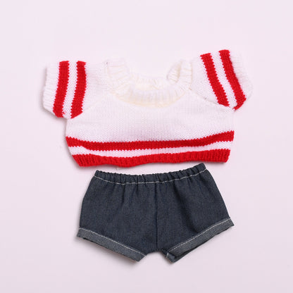 Only clothes] 38cm vinyl cloth cloth for clothes sweater jeans LABUBU casual change baby clothes