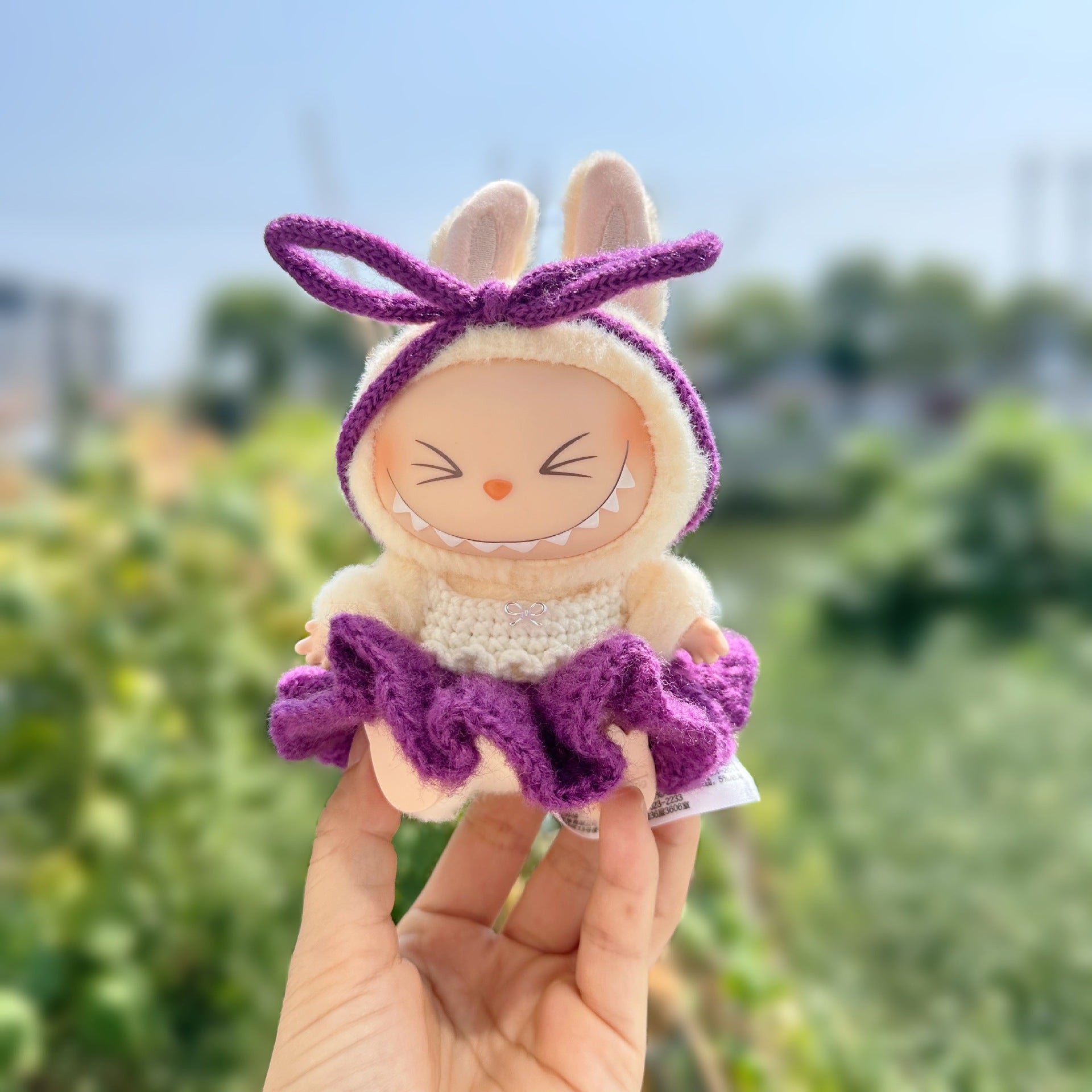 Only clothes] the first and second generation labubu doll clothes labubu sit party doll dress for sweet princess