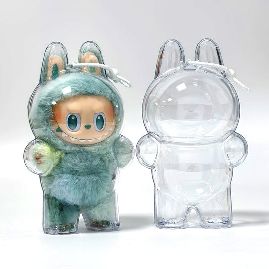 LABUBU3 generation Macaron front high-energy transparent protective shell [high quality] transparent doll cover
