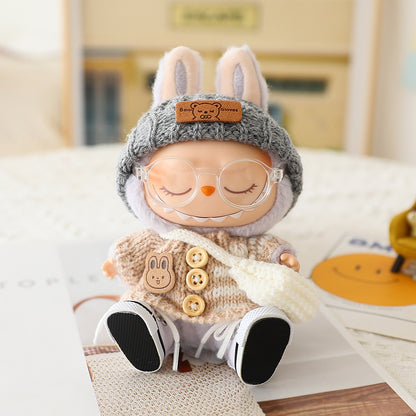 Labubu Baby Clothes Generation Two Generation Three Generation Labubu Clothes Wear Sweater Shoes Vinyl Pendant Replacement Glasses