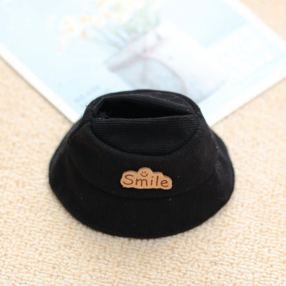 17cm labubu fisherman hat labubu vinyl small pendant hat clothes suit dress doll doll accessories